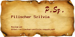 Pilischer Szilvia névjegykártya